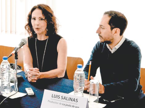 La actriz agradeció el apoyo que le mostraron sus compañeros.