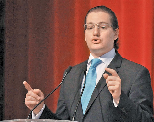 El funcionario capitalino estuvo en la Expo Crece tú Empresa que organizó el ITAM. 