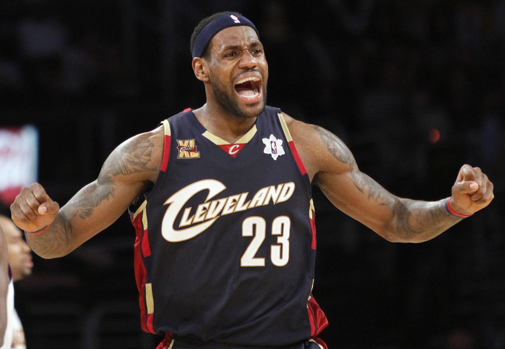 LeBron James con los Cavs de Cleveland  