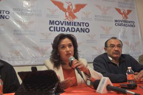 La diputada de Movimiento Ciudadano.