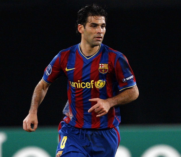 Rafael Márquez en su etapa con el Club Barcelona 
