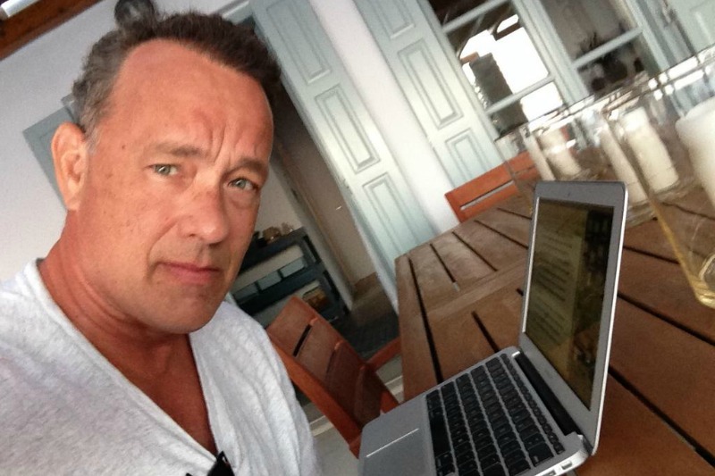 Tom Hanks lanzó una aplicación que convierte al iPad en una máquina de escribir.