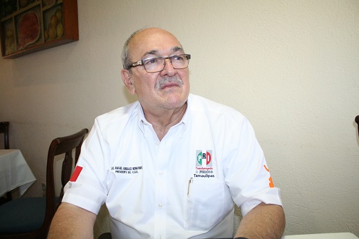Rafael González Benavides, líder del PRI en Tamaulipas