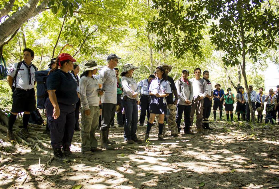 Los dirigentes del movimiento scout se reunieron para desarrollar obras concretas de beneficio colectivo.