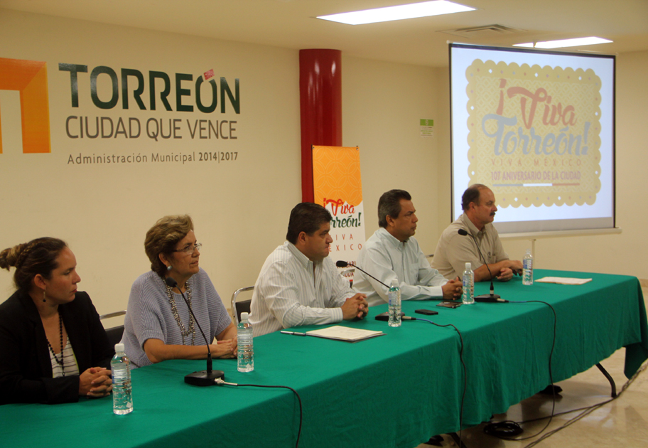 Presentación de actividades de Torreón 107 años.