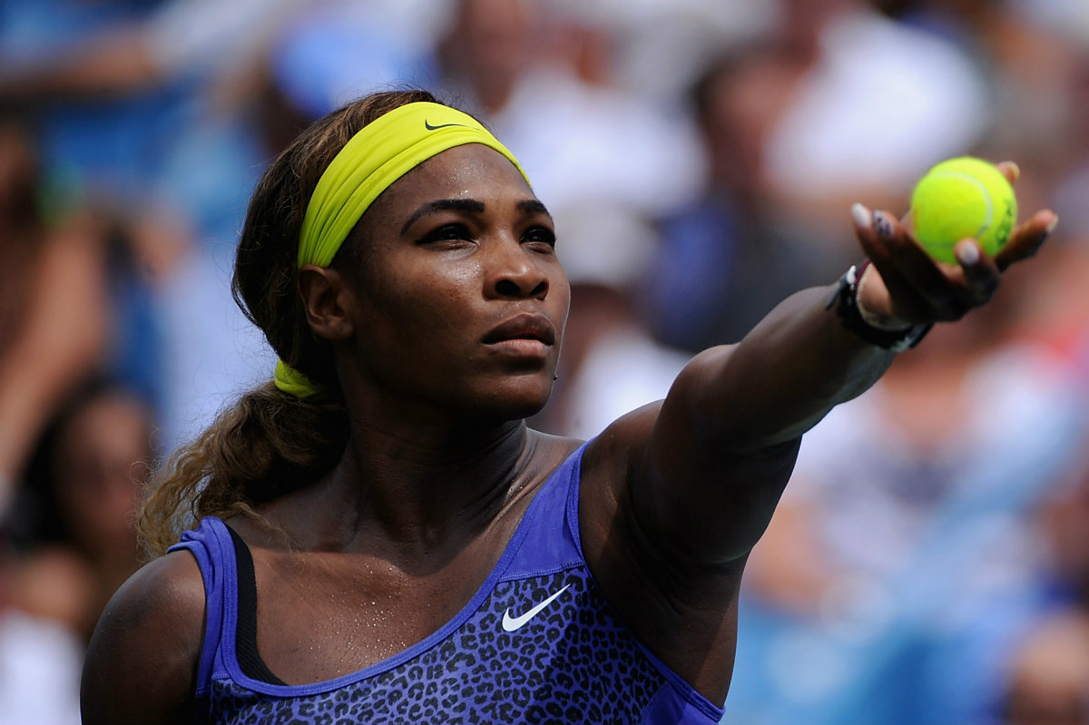 Serena Williams ante la serbia Ana Ivanovicen el Master de Cincinatti 