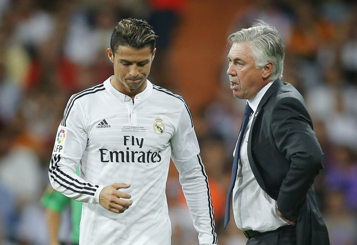 Cristiano fue sustituido al medio tiempo por James Rodríguez 
