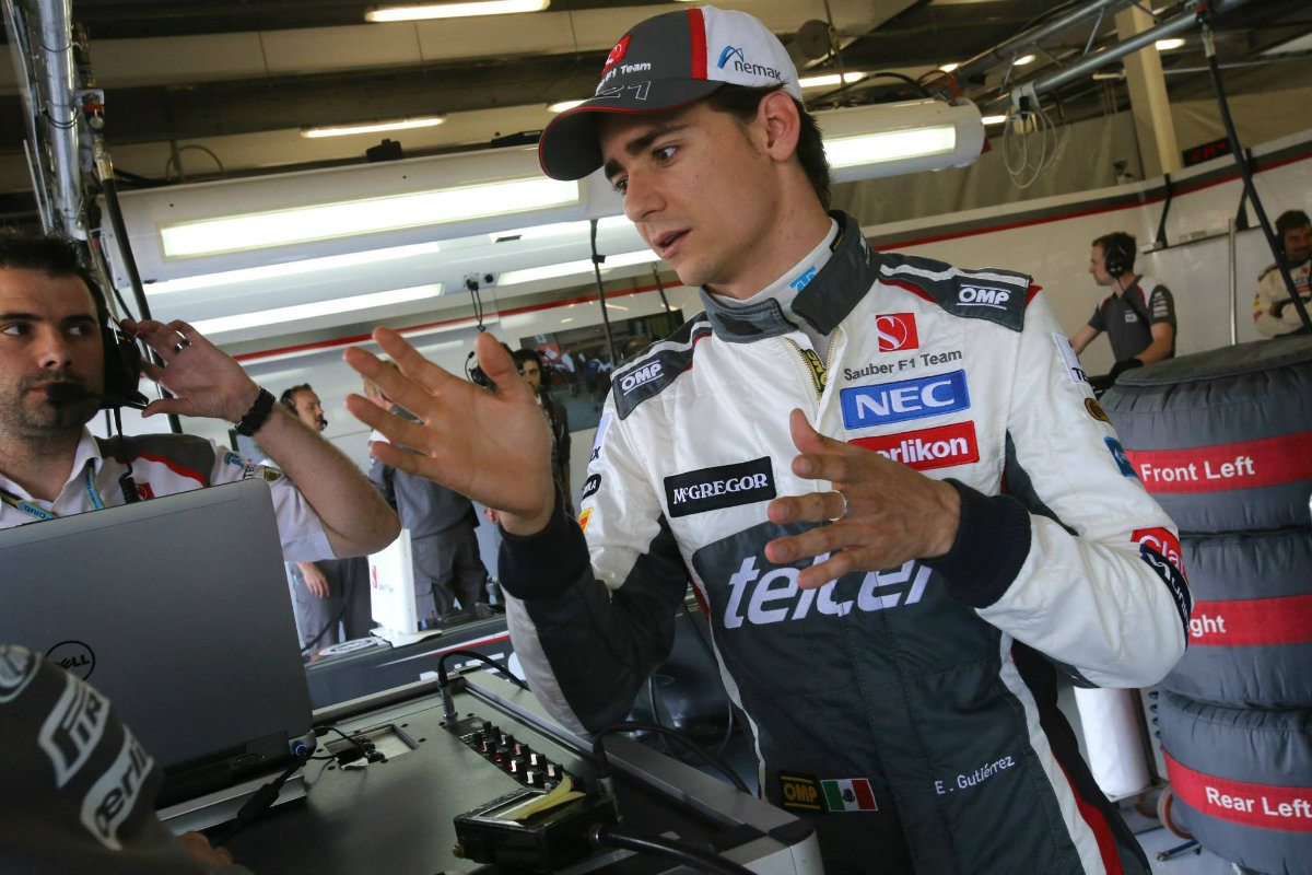 Esteban Gutiérrez, piloto de Sauber