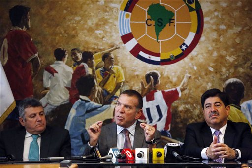 Wilmar Valdez, Luis Bedoya y Juan Angel Napout