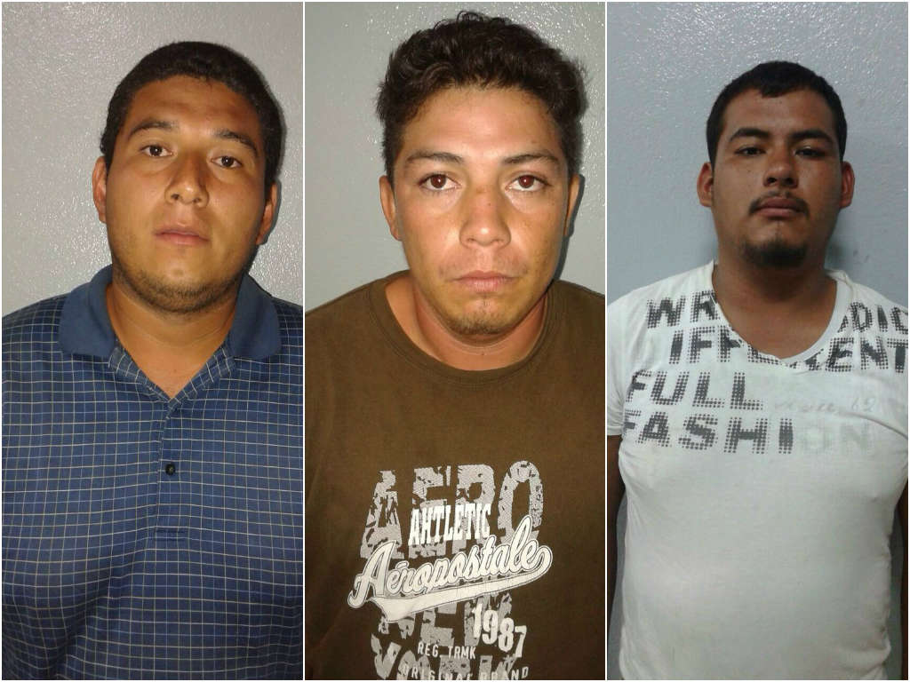 Alberto Alejandro Luna, Ignacio Martínez Rodríguez y Luis Carlos Castruita Gómez.