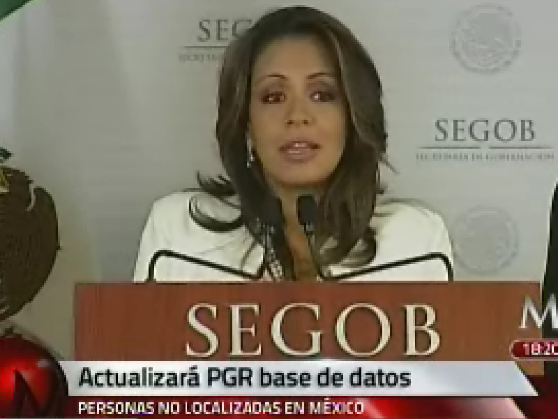 Mariana Benítez Tiburcio, subprocuradura jurídica y de Asuntos Internacionales de la PGR.
