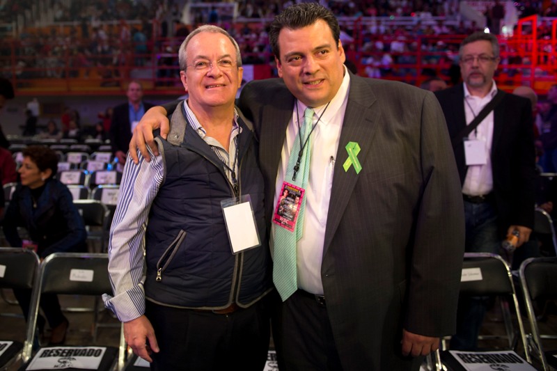 Mauricio Sulaimán en un evento del CMB 