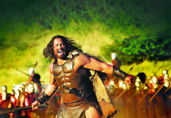 Dwayne Johnson como Hércules.