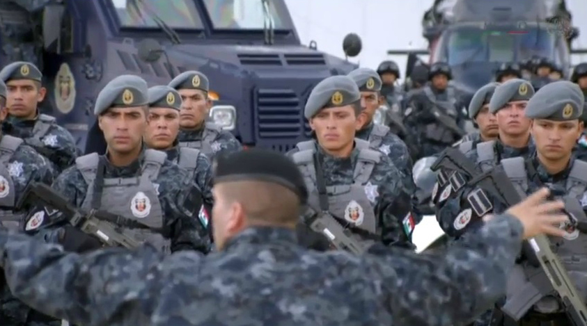 Presentación de la nueva división de Gendarmería de la Policía Federal