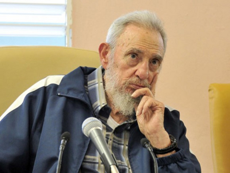 Fidel Castro, en un reciente acto público en La Habana