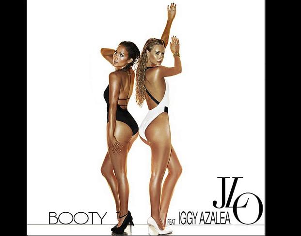 Jennifer Lopez lució su trasero junto a Iggy Azalea. 