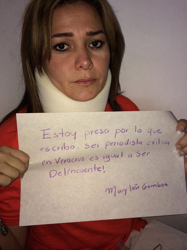 "Maryjose Gamboa" ha difundido los mensajes que la funcionaria escribe desde que fue detenida. 
