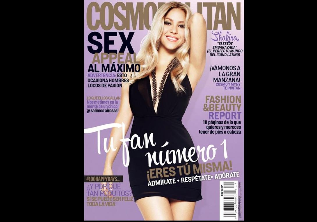 Shakira engalana la nueva portada de Cosmopolitan. 
