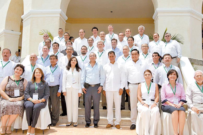 Alfonso Navarrete Prida, durante la Conferencia Nacional de Secretarios del Trabajo.