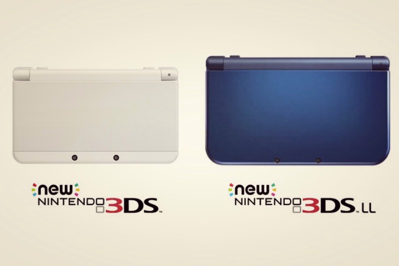 Nintendo presentó dos consolas de bolsillo llamada 'New 3DS' en dos tamaños.