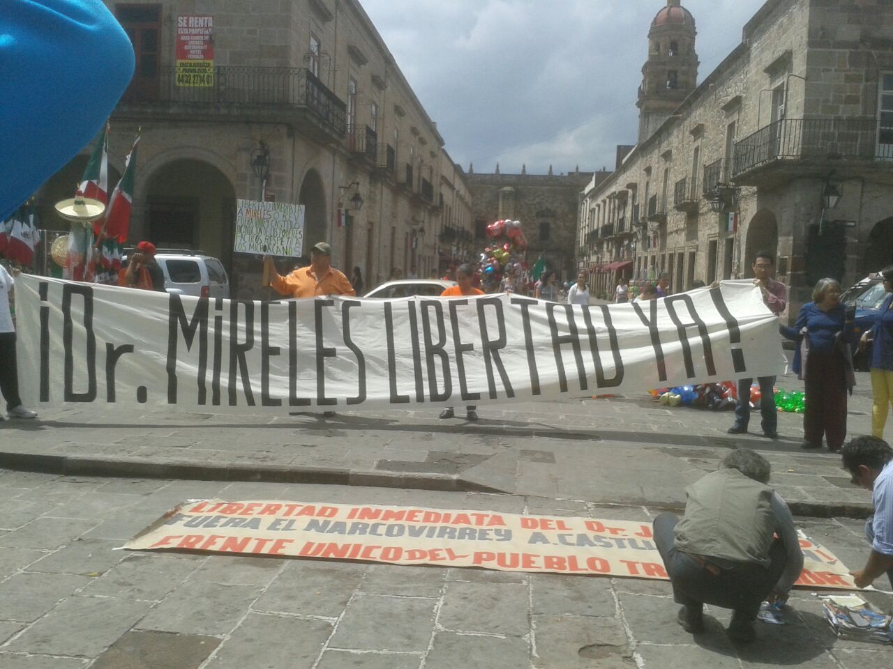 Se esperaba la presencia de la abogada de Mireles, Talía Vázquez, pero no acudió.