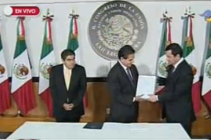 Silvano Aureoles informó que el documento será enviado a comisiones para su análisis y discusión