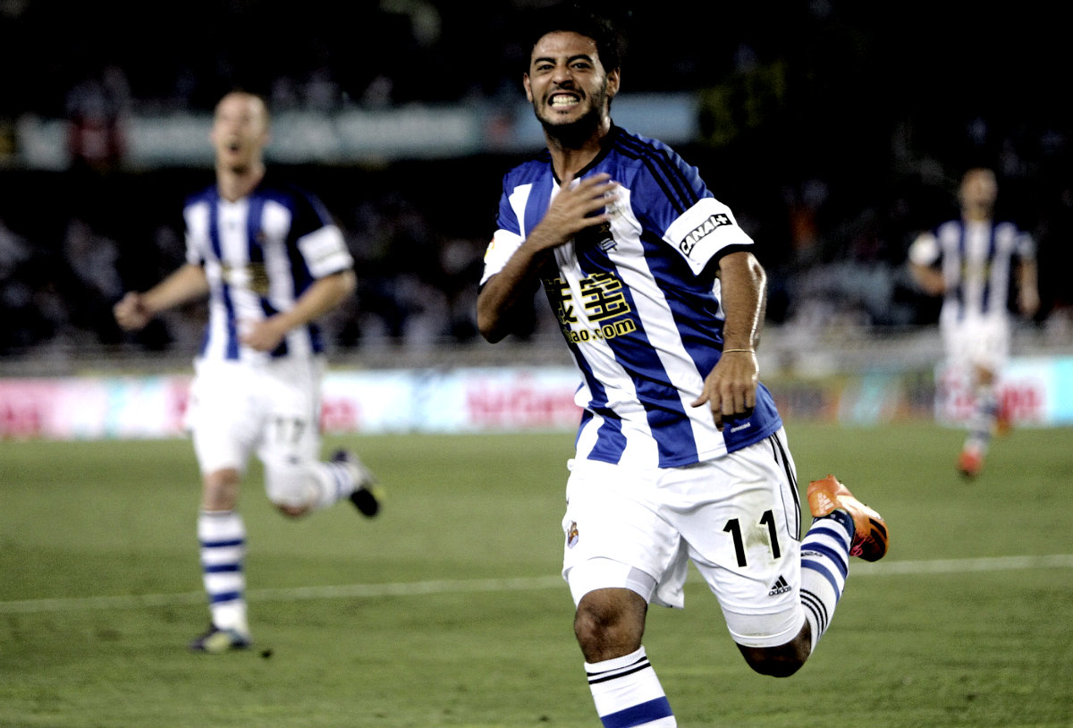 Carlos Vela, jugador de la Real Sociedad 