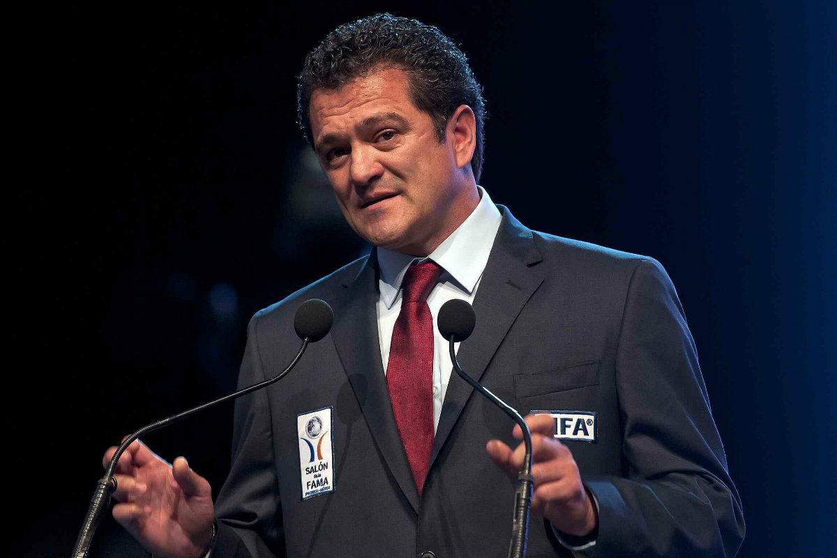 Carlos Hermosillo durante la gala del Salón de la Fama 