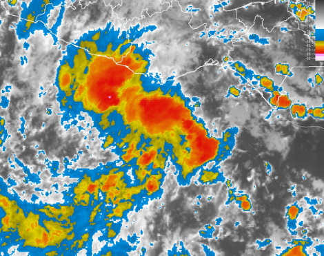 La tormenta podría convertirse en ciclón en las próximas 48 horas. 