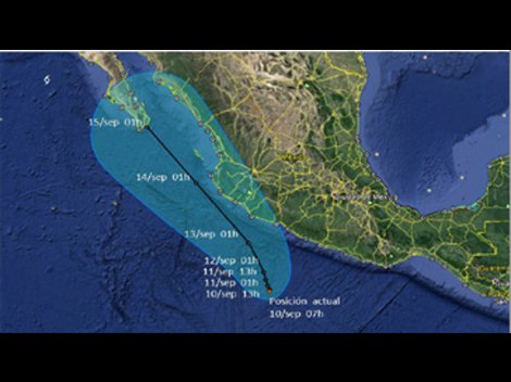 Depresión Tropical 15-E.