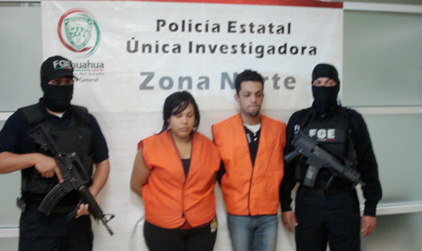 La pareja había amenazado a un comerciante de muerte. 
