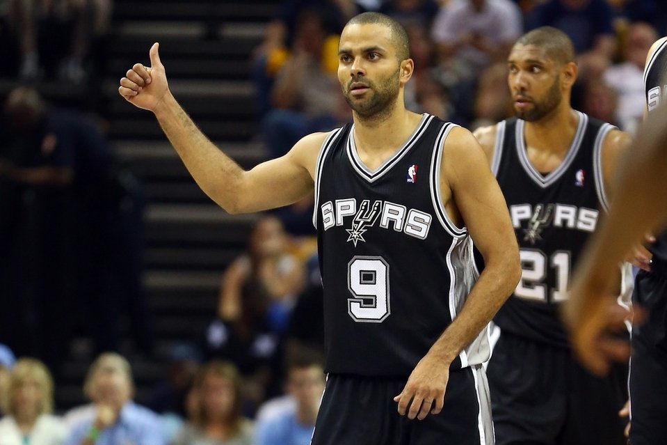 Tony Parker con los Spurs de San Antonio 