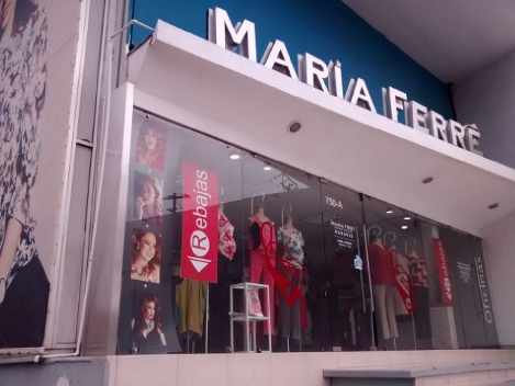 Tiendas de ropa María Ferré, propiedad del empresario Luis Ignacio Muñoz Orozco.