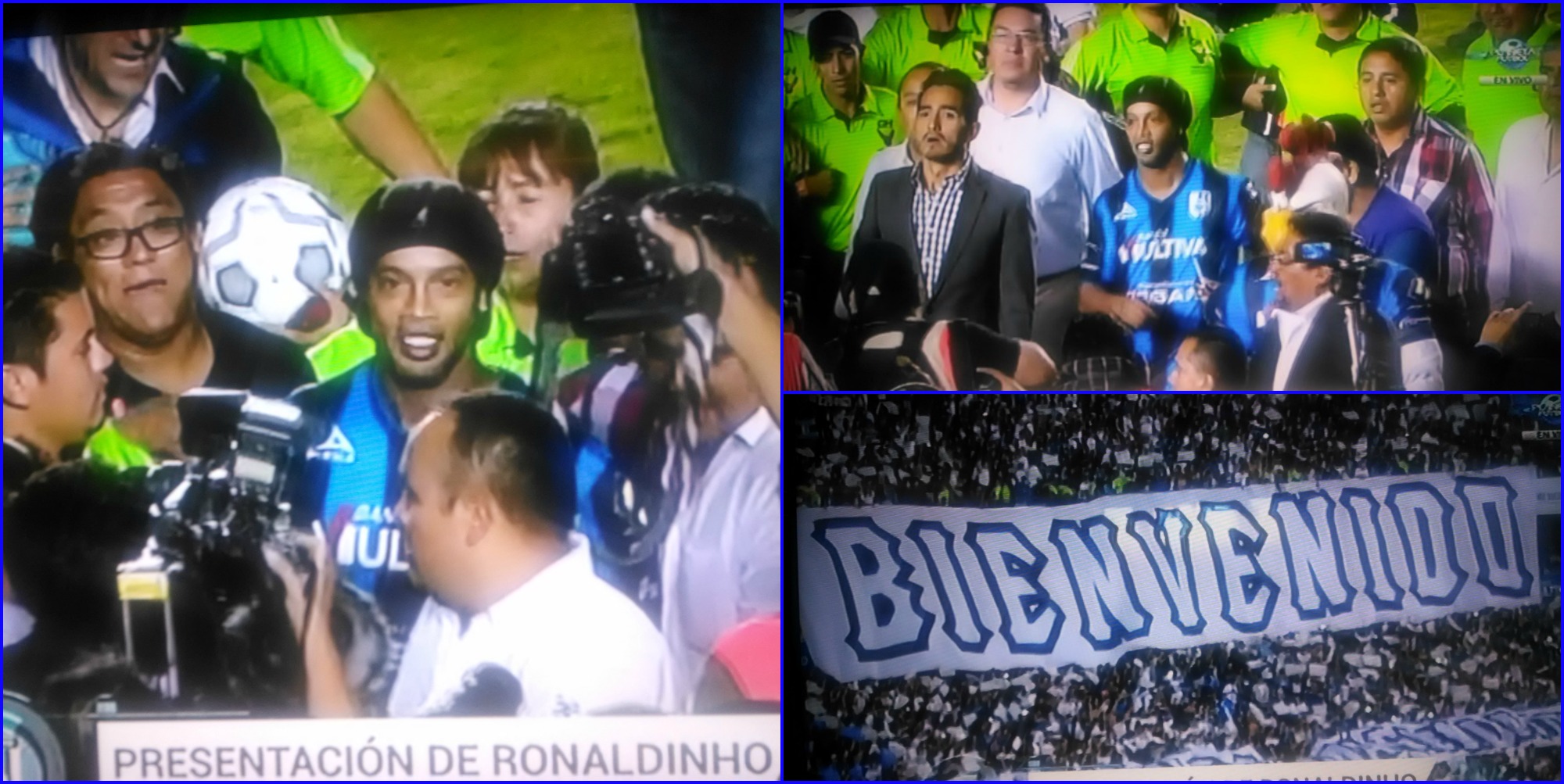  Afición de Querétaro se entregó a Ronaldinho Gaúcho. Especial 