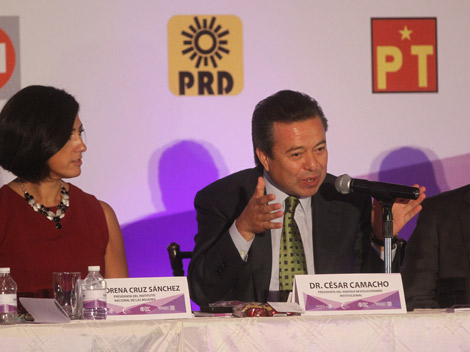 César Camacho, líder nacional del PRI.