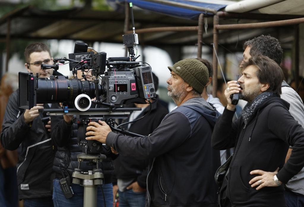 Durante la filmación de su reciente cinta, con la célebre actriz neoyorquina. 