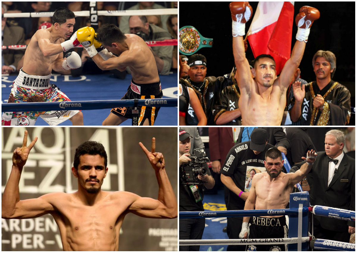 Leo Santa Cruz, Humberto 'La Zorrita' Soto, Miguel 'el títere' la zorrita soto ázquez y Sfredo 'El Perro' Angulo