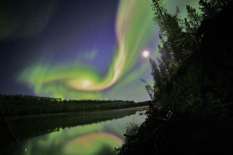 Estas dos tormantas podrían producir auroras boreales espectaculares en el norte de Estados Unidos y en Canadá este viernes. 