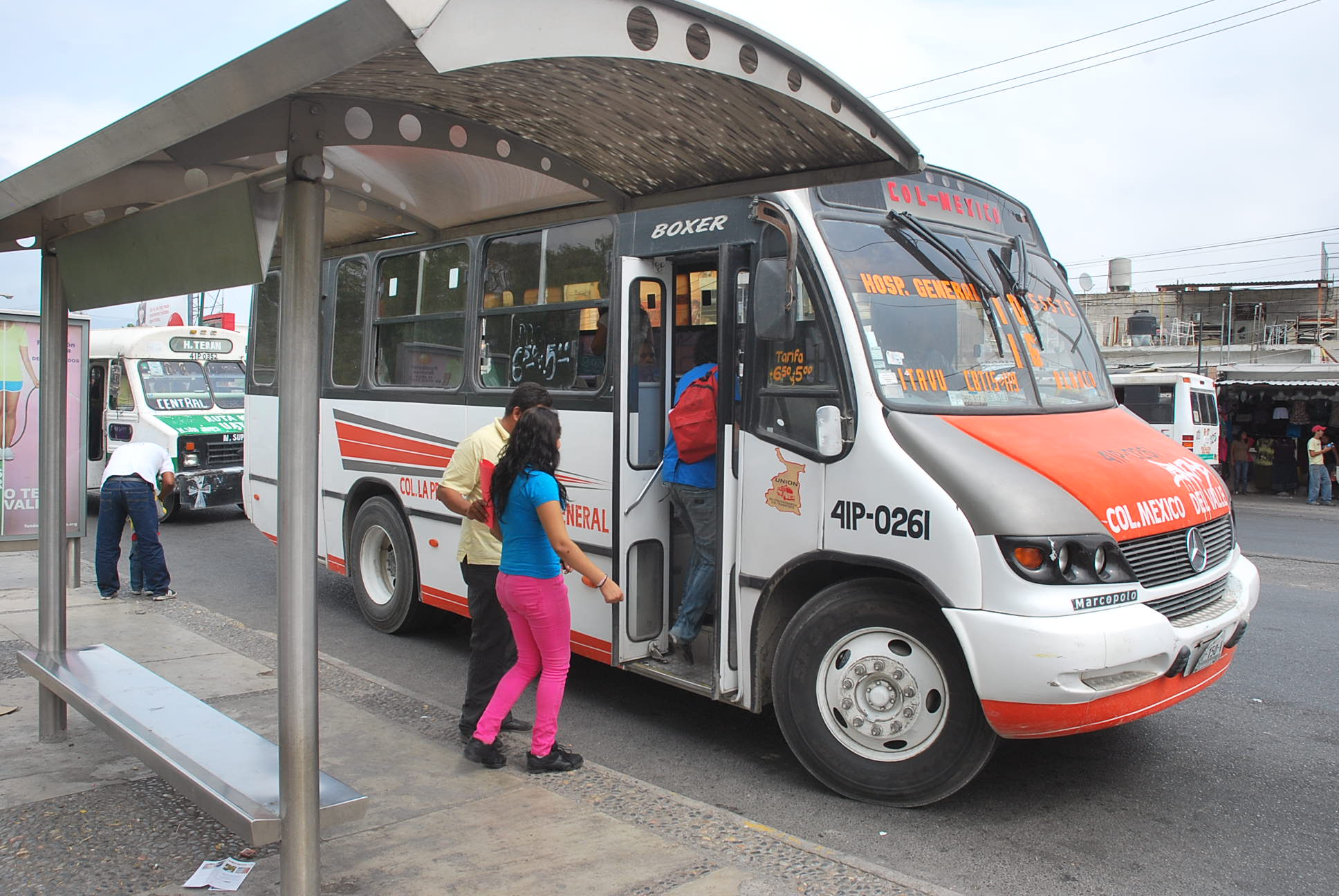 Transporte público en Tamaulipas.