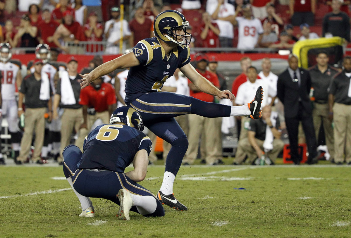 Greg Zuerlein pateó 4 goles de campo 