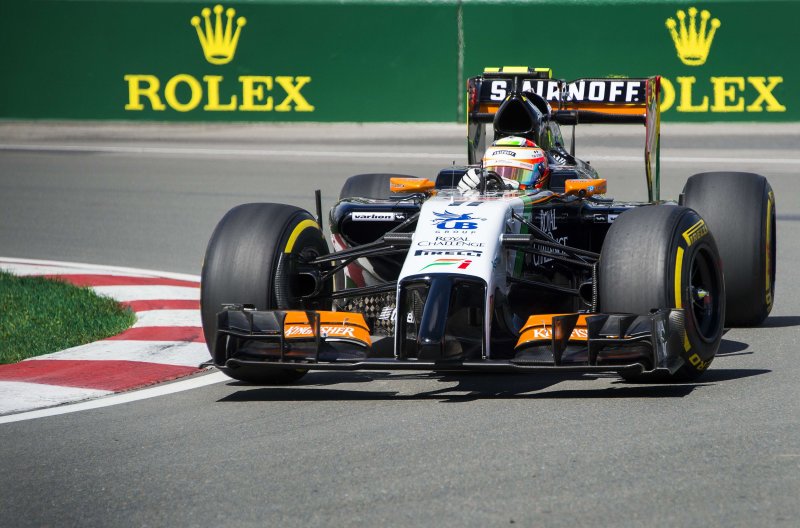 Sergio Pérez piloto de Force India 