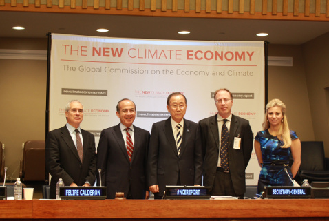 Presentación del reporte de The New Climate Eonomy.