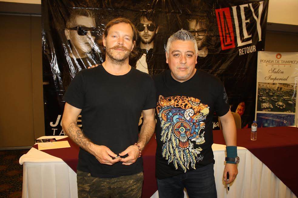 Mauricio Claveria y Pedro Frugone, integrantes del grupo La Ley