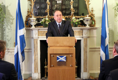 Tras 20 años como líder del partido nacionalista y siete como ministro principal, Alex Salmond anunció su dimisión.