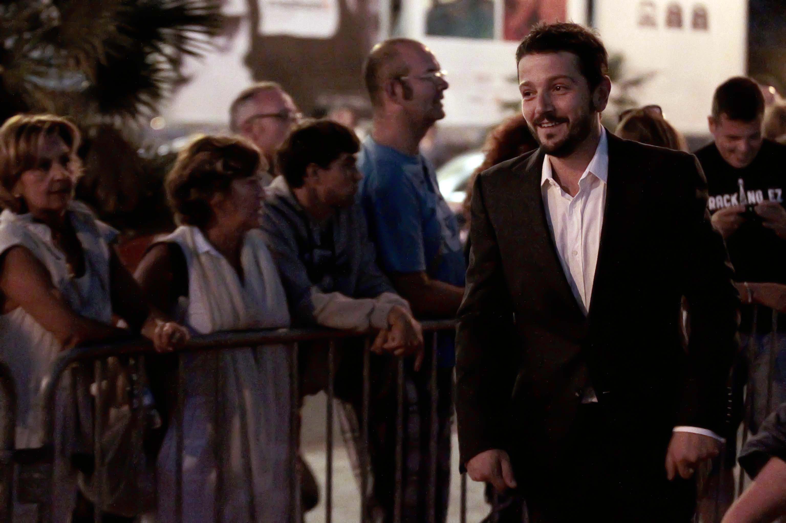 El actor fue reconocido durante su recorrido por la alfombra roja del festival. 