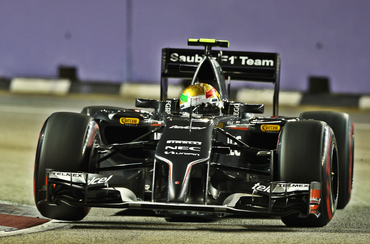 Esteban Gutiérrez en Singapur 