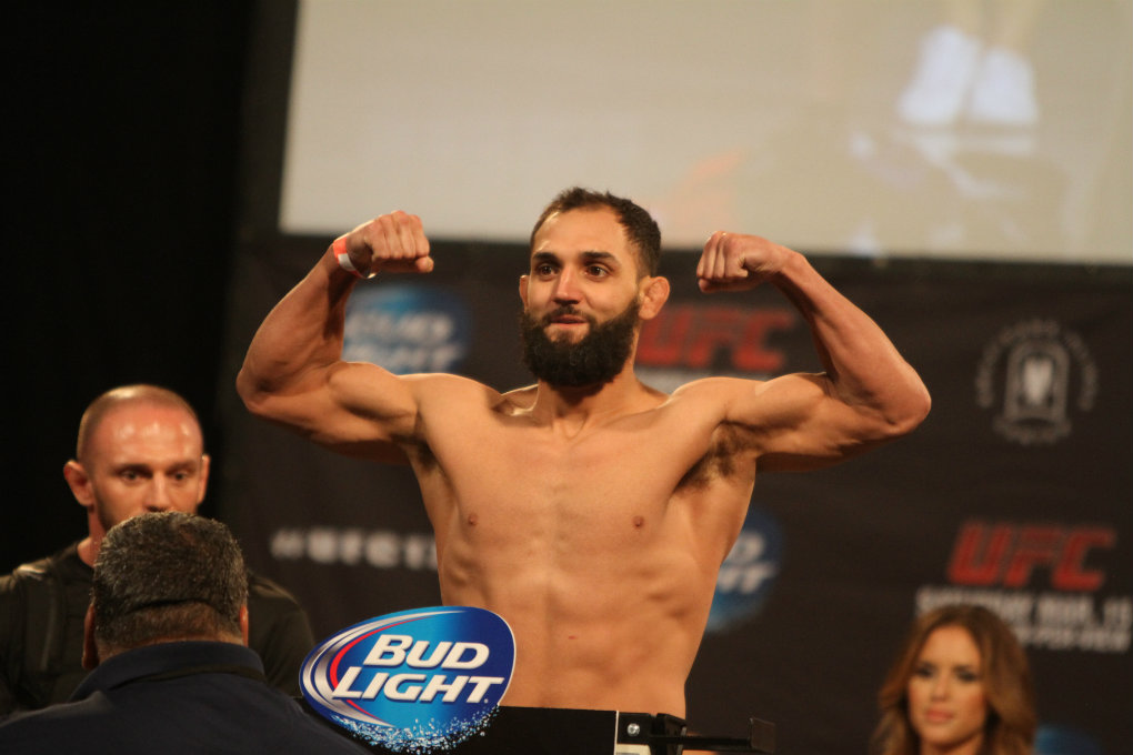 Johny Hendricks en el pesaje