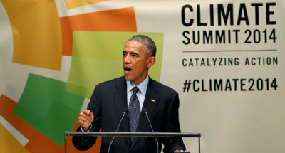 El presidente Barack Obama reconoció la responsabilidad de Estados Unidos en la emisión de gases de efecto invernadero.