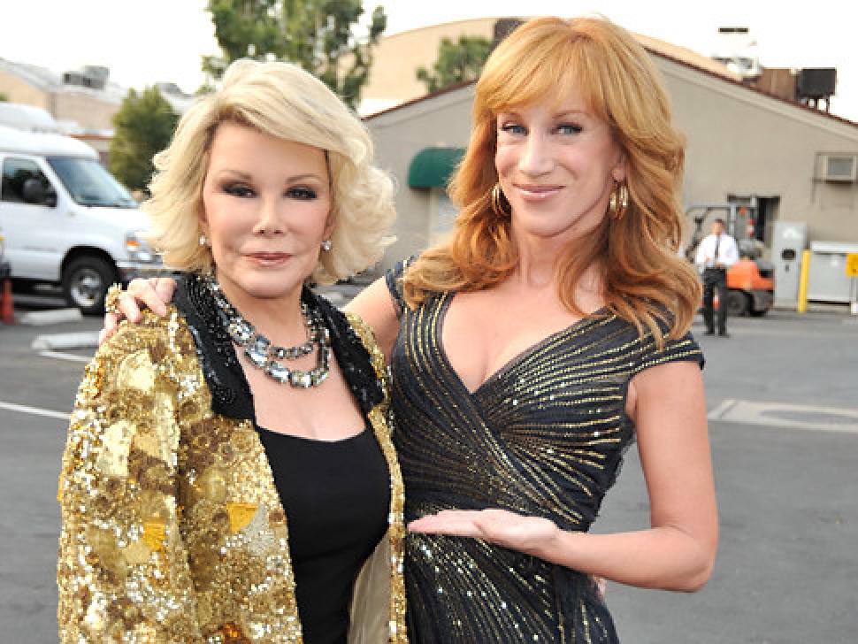  Joan Rivers y Kathy Griffin eran buenas amigas. 