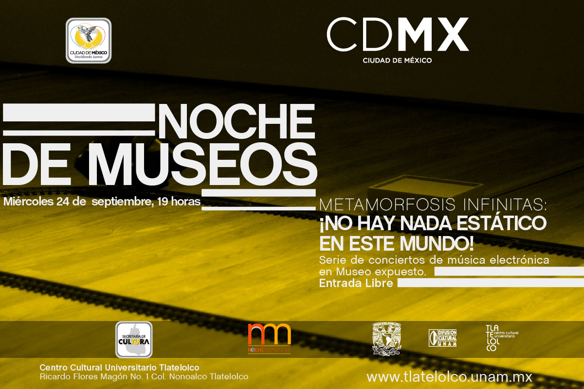 Más de 30 museos de la Ciudad de México participan en la Noche de Museos.